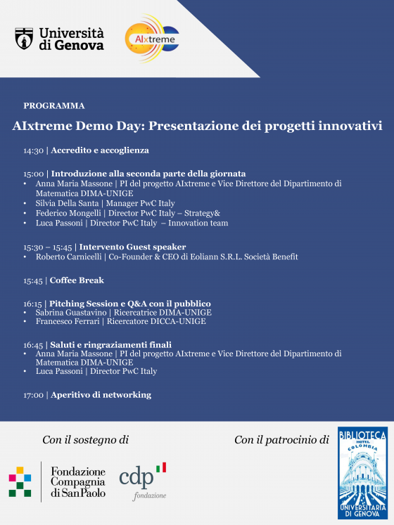 AIxtreme Day Agenda page 3